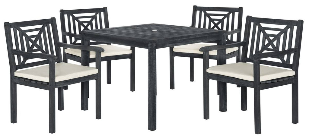 5 Piece Dark Slate Gray Dining Set Z787