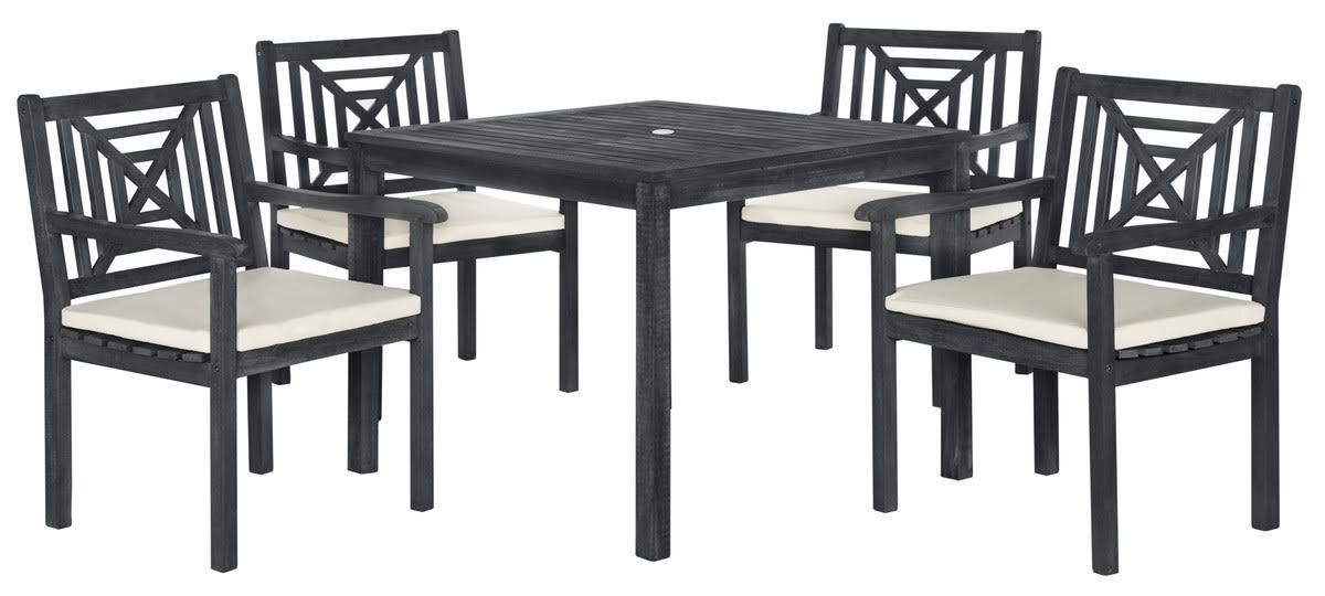 5 Piece Dark Slate Gray Dining Set Z787