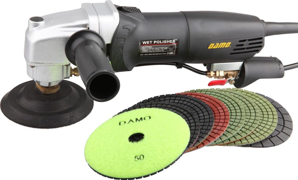 4" Wet Polishing Kit Stone Polisher Grinder R8718