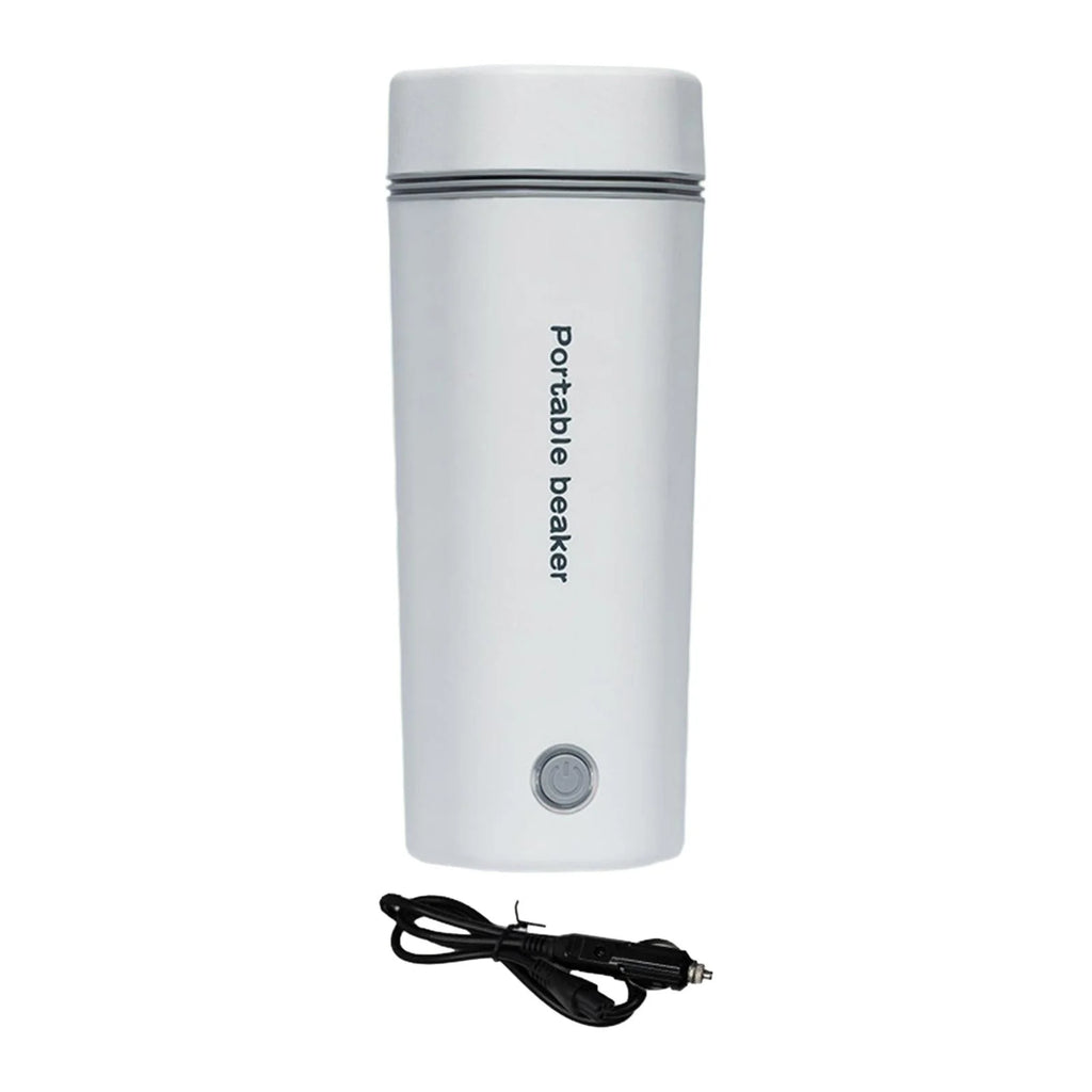 400ml 12V White Car Heating Cup Q466459