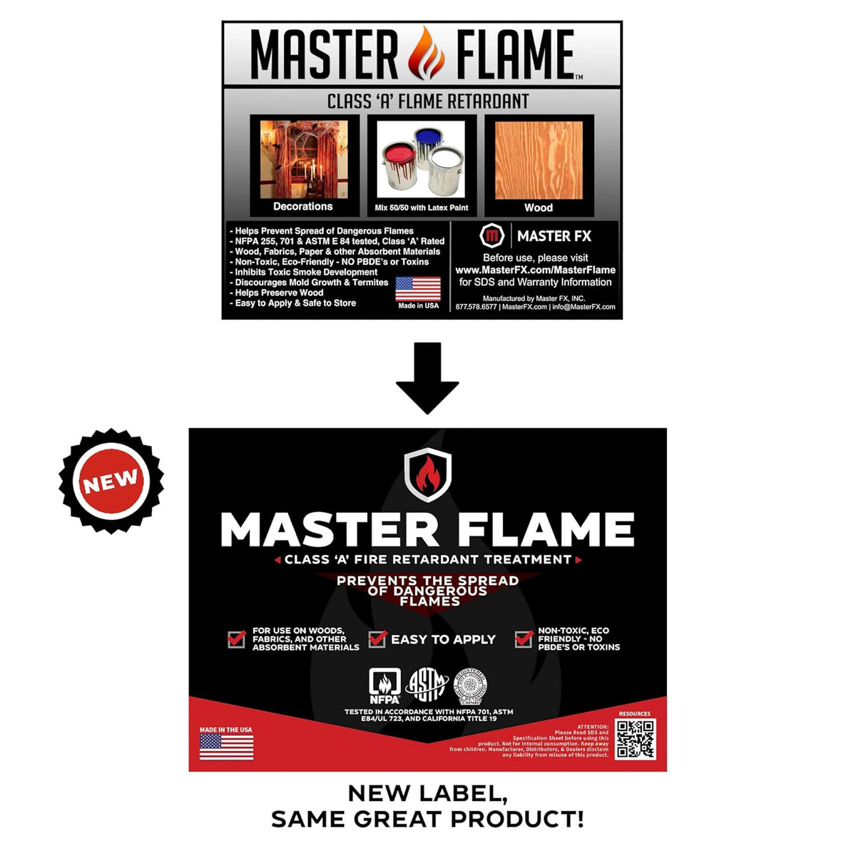 Fire Retardant Spray 1 Gallon Pack of 2 F8765