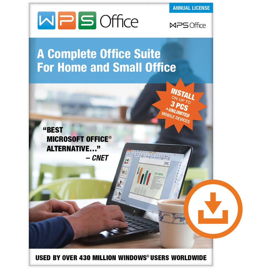 WPS Office Annual Subscription 3 PCs S435
