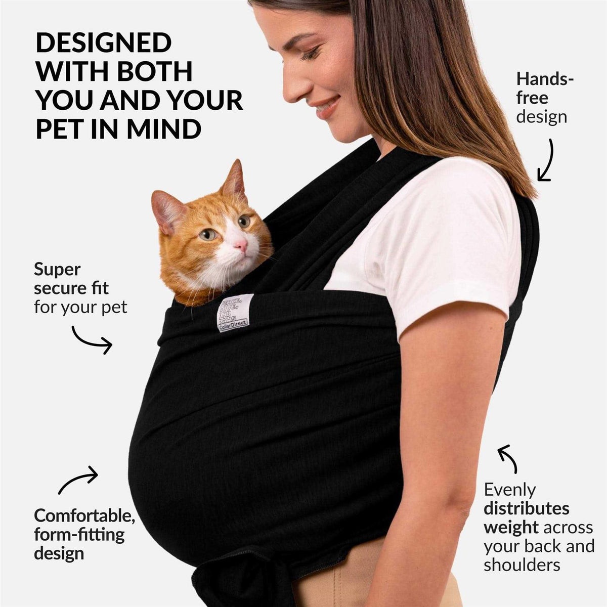 Dog Sling Carrier for Small Dogs D565
