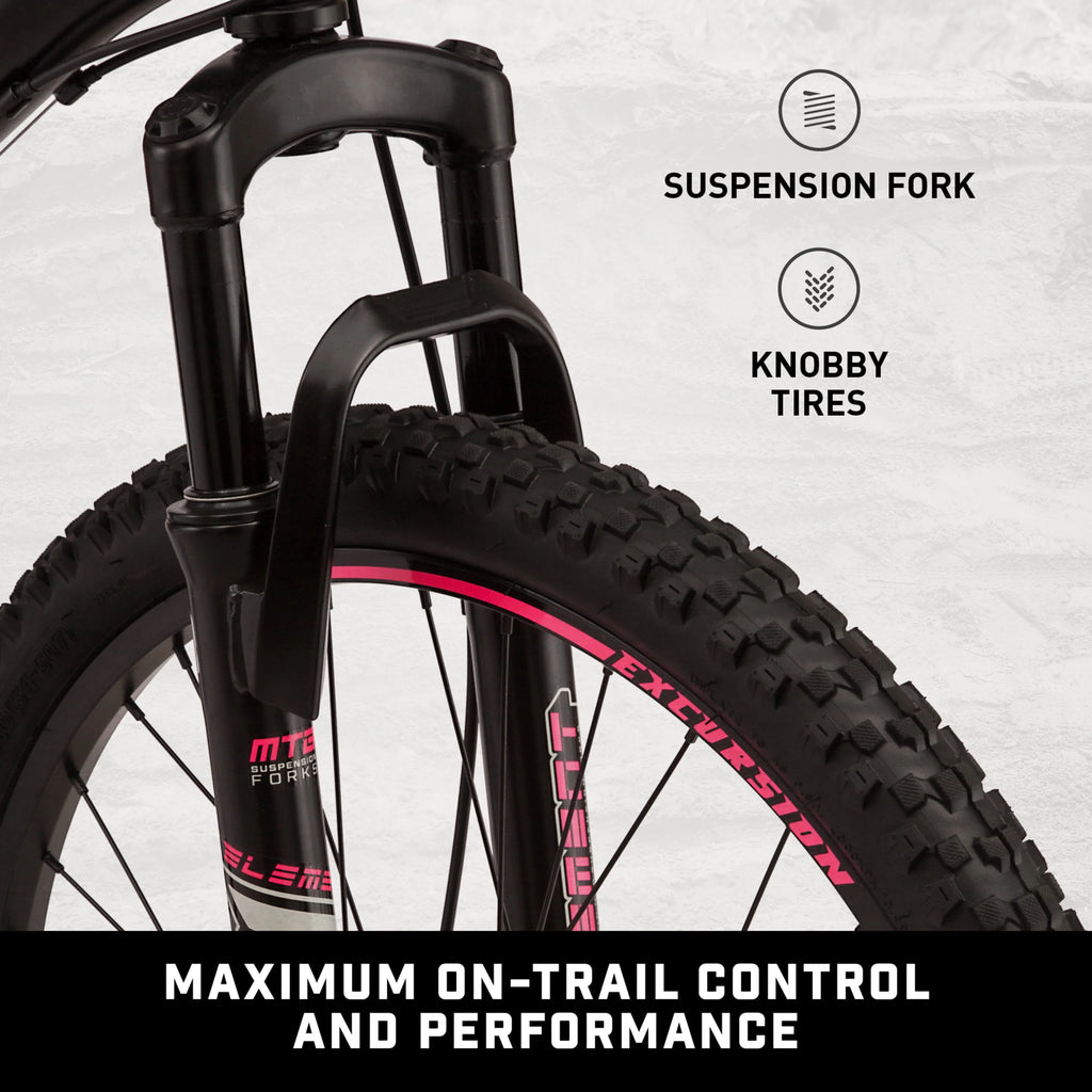 Black 24-in. 21 Speeds Mountain Bike E102777