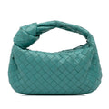 Pre-Owned Authenticated Blue Calf Leather Handbag C31955