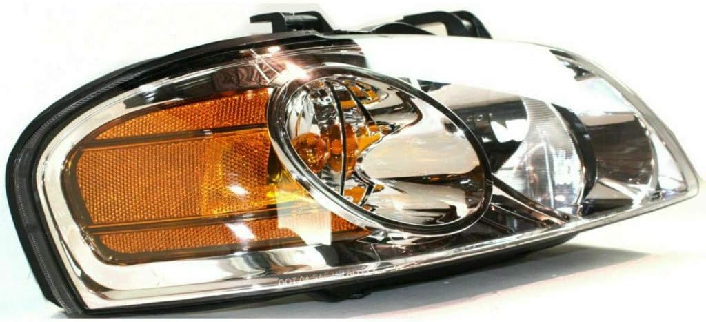 Passenger Side Headlight for Nissan Sentra 2004 2005 2006 Base S Model Pack of 2 F24615