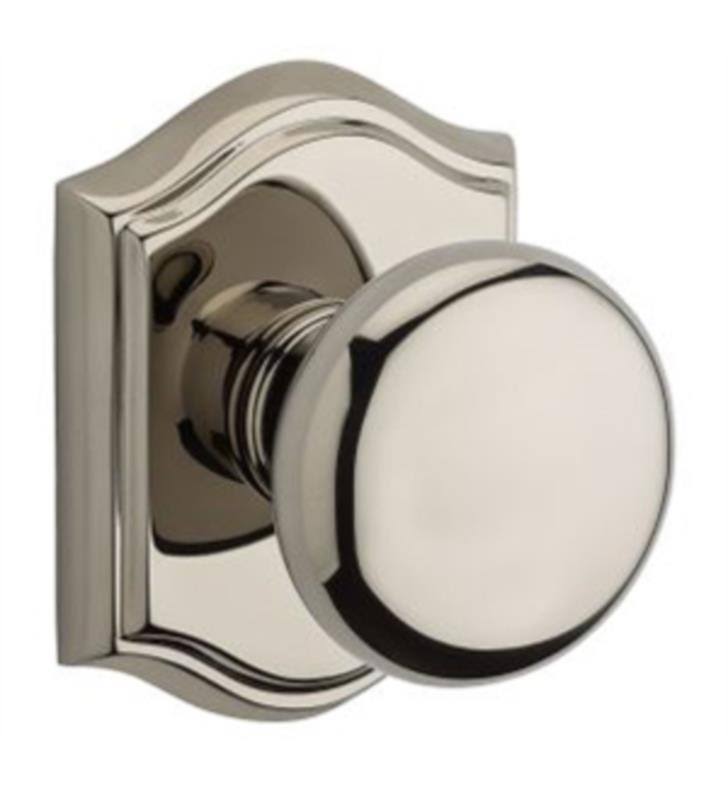 Passage Traditional Knob and Arch Rose Bright Chrome J946156