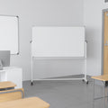 Double-Sided Mobile White Board with Pen Tray N1872
