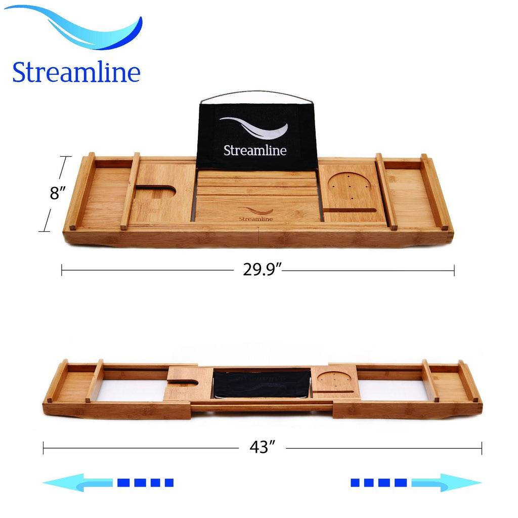 White Soaking Clawfoot Tub with External Drain I233820