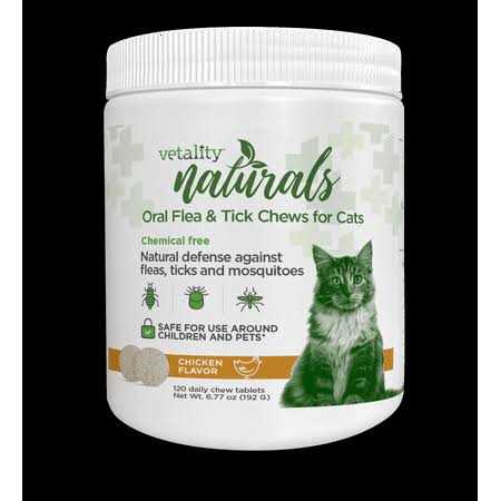 Oral Flea & Tick Chews for Cats 120 ct E2793