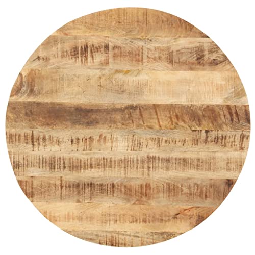 Solid Reclaimed Wood Round Table Top 15.7" N774