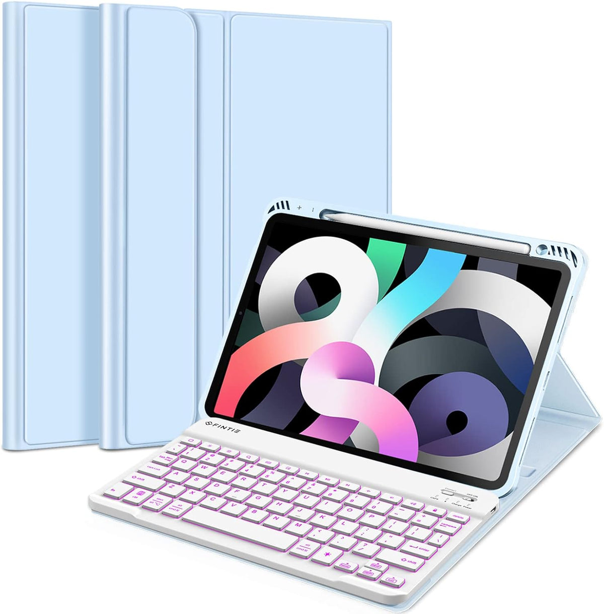 Keyboard Case for iPad Air 10.9 Inch with Pencil Holder Z9707