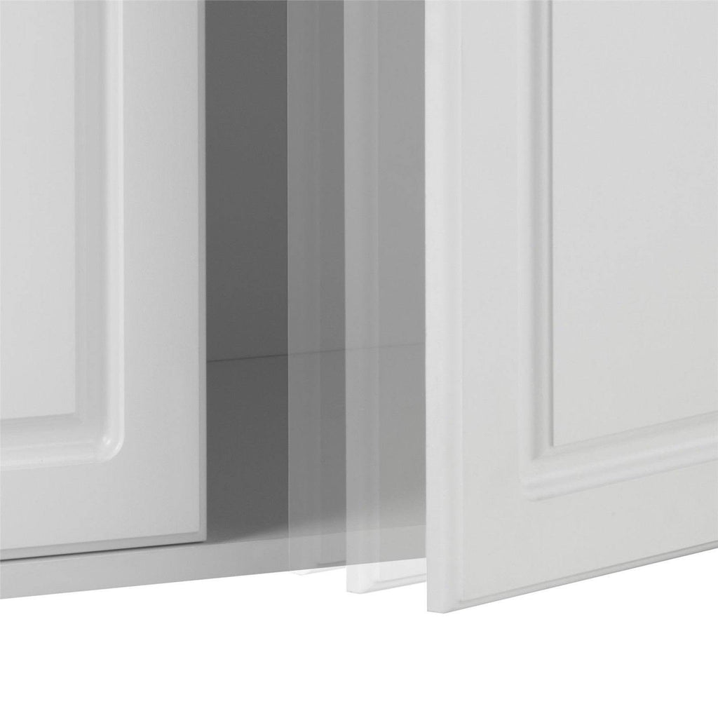 White Stipple Wall Cabinet X852