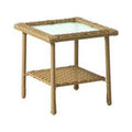 Square Glass End Side Table E884448