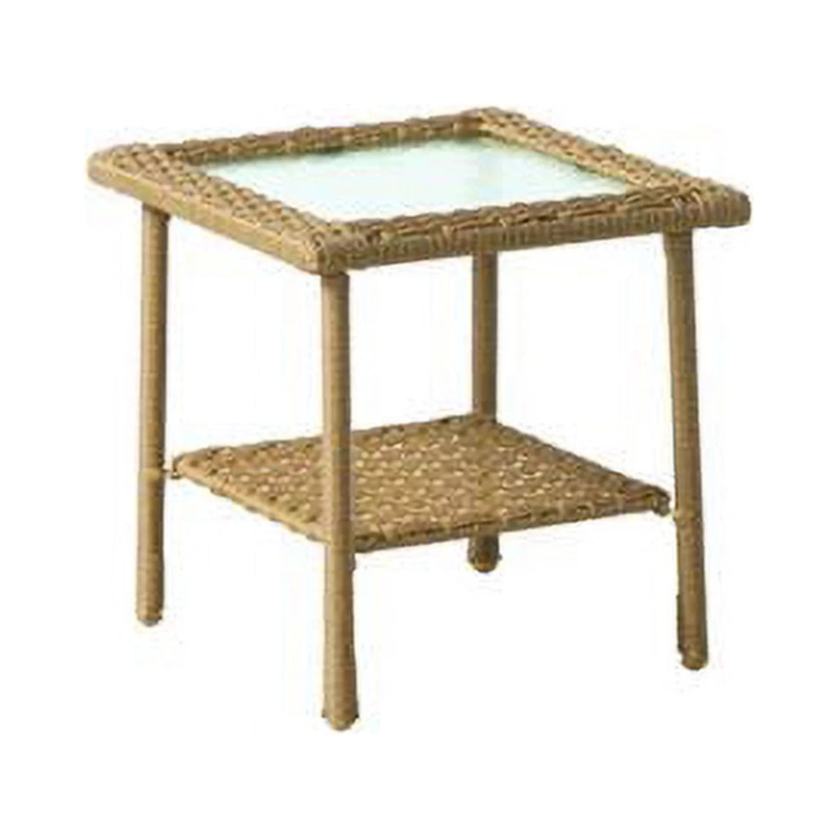 Square Glass End Side Table E884448