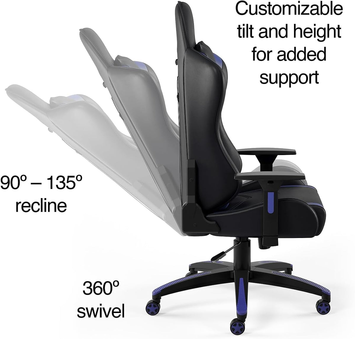 Blue Gaming Chair T2017