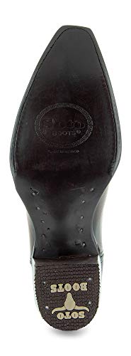 Tan Genuine Leather Snip Toe Cowboy Boots I22920