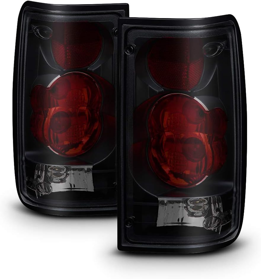 Black Smoke 1989-1995 Toyota Pickup Tail Brake Lights Pack of 2 X94978