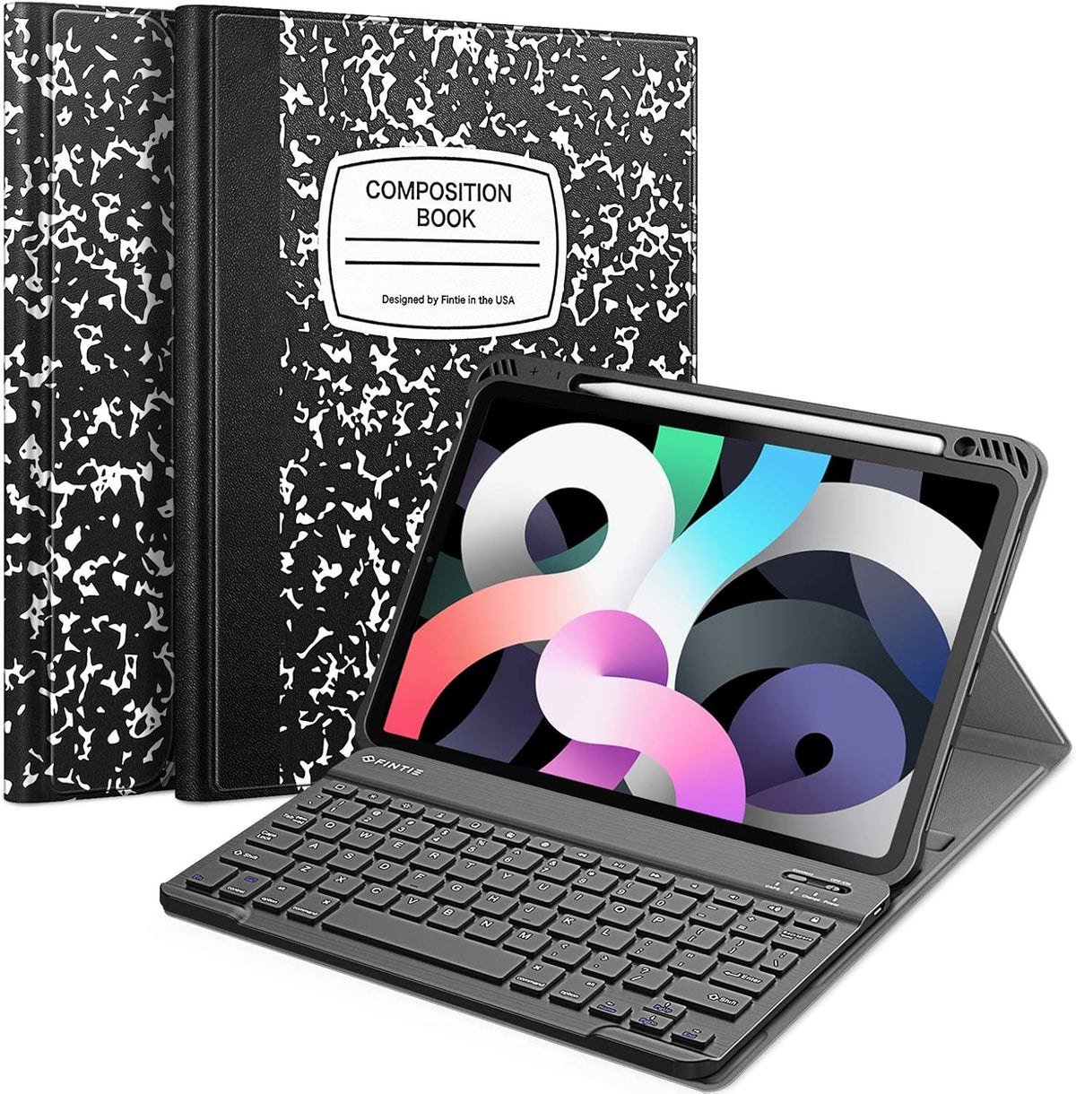 Keyboard Case for iPad Air 10.9 Inch with Pencil Holder Z9707