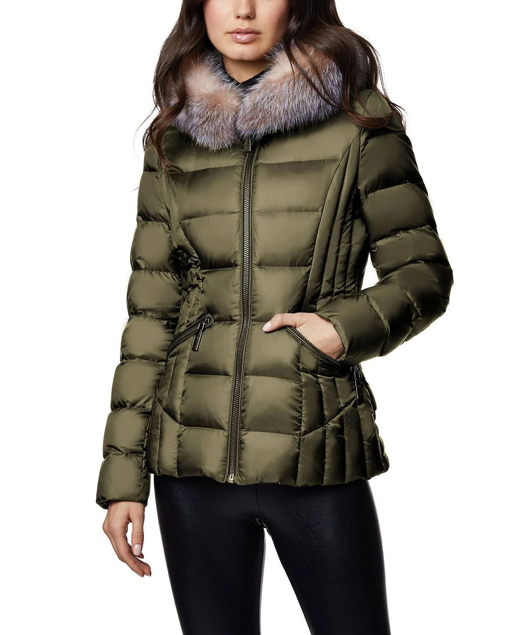 Olive Mid-Weight Puffer N400