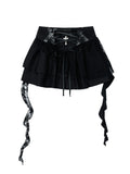 Vintage Gothic Lace Irregular Skirt R82813