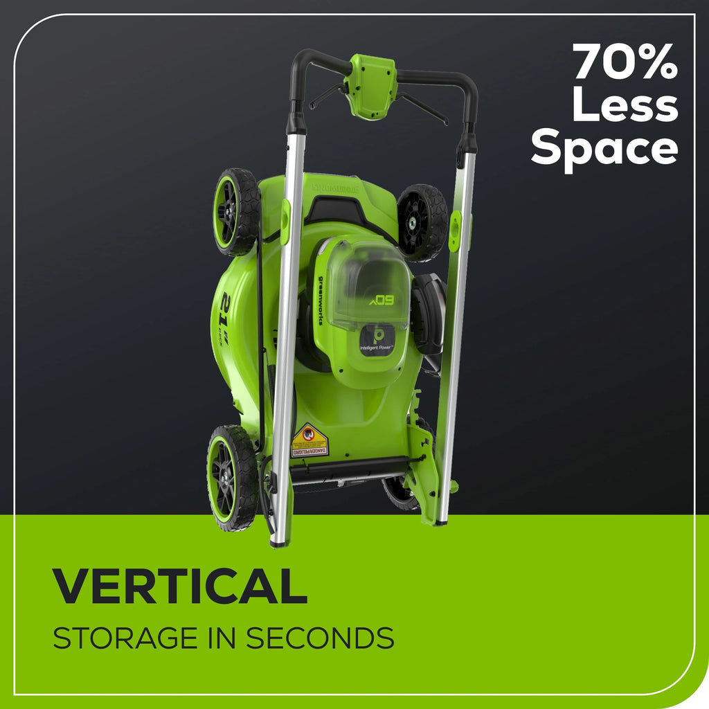 60V 21 Push Lawn Mower with Battery & Charger J3528