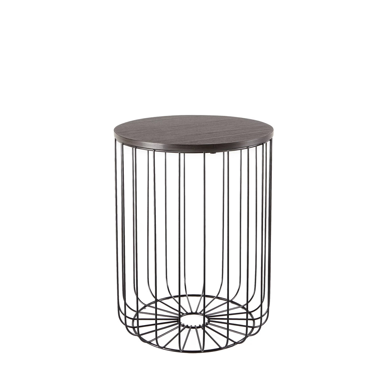 Set of 2 Walnut Finish Nesting Tables K968072
