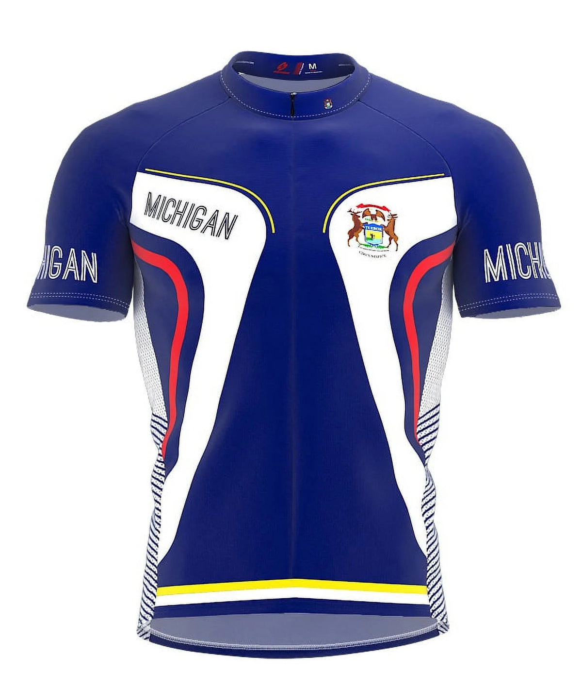 Michigan Bike Short Sleeve Cycling Jersey for Men - Size XS E755