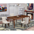 Mahogany Doeskin Set of 4 Kitchen Dining Table Set M69471