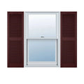 Bordeaux Vinyl Louver Shutters K73675