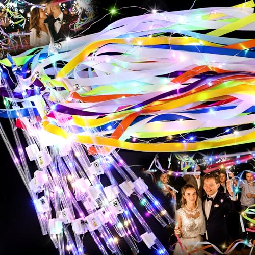 100 PCS Light Up Wands with 3 Colorful Flashing Modes M945