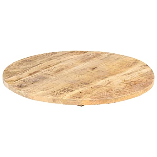 Solid Reclaimed Wood Round Table Top 15.7" N774