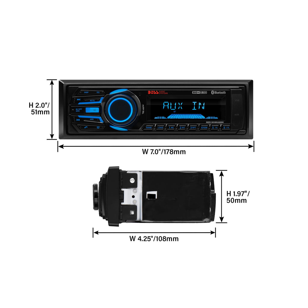 Marine Receiver with Bluetooth USB SD G7637