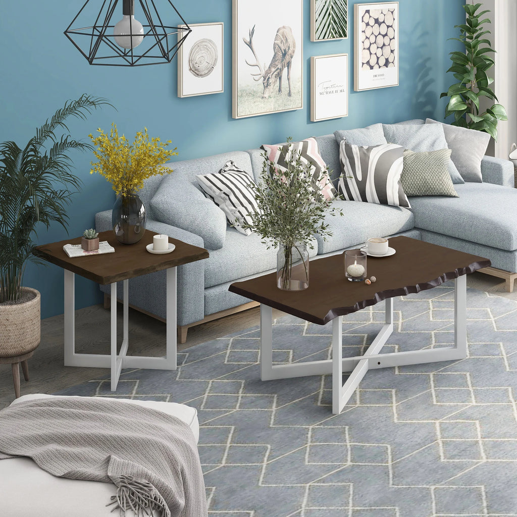 Oak 2-Piece Coffee Table Set L580447