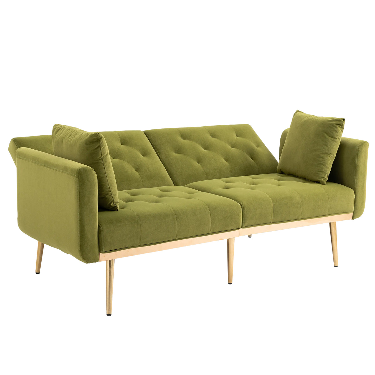 Velvet Sofa with Metal Feet K4538