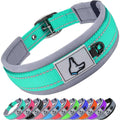 Reflective Soft Neoprene Padded Nylon Dog Collar N969
