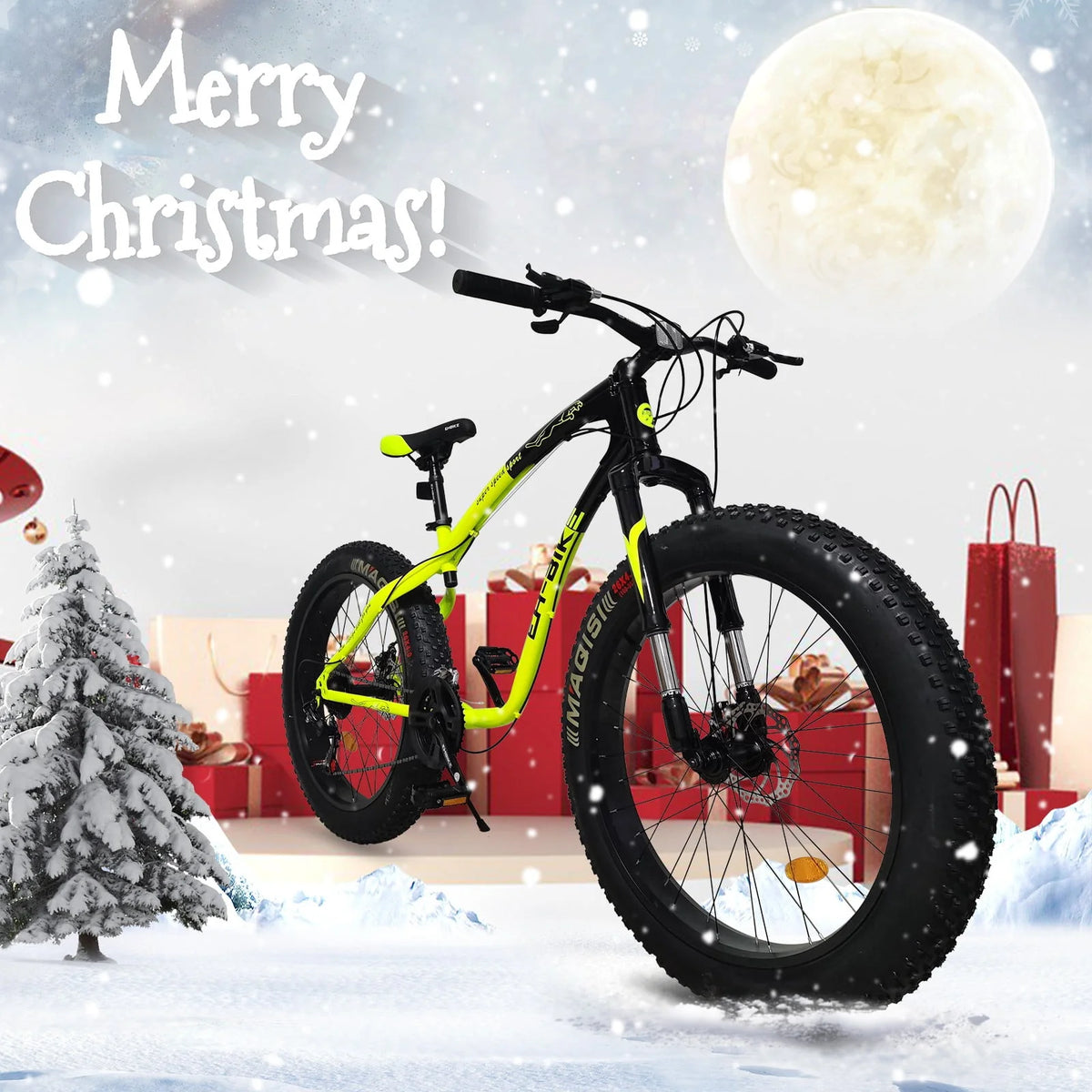 26-inch Fat Tire 21-Speed Mountain Bike K2006