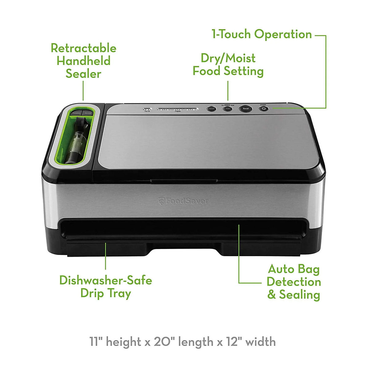 Automatic Vacuum Sealing System with Handheld Sealer O703