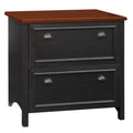 Antique Black Lateral File Cabinet N7157