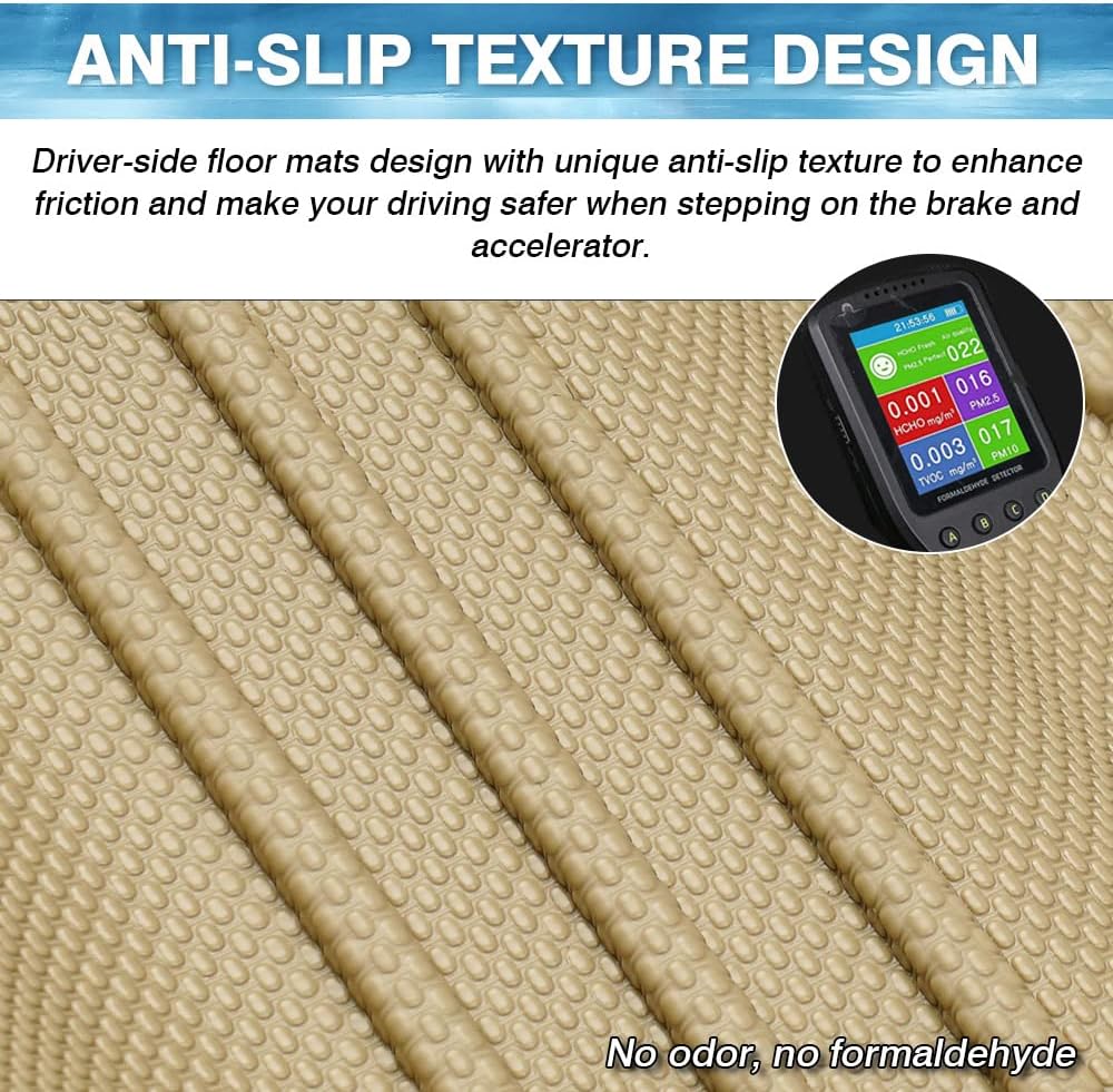 Custom Fit All Weather Floor Liners 1st and 2nd Row Mat Liner Set N743