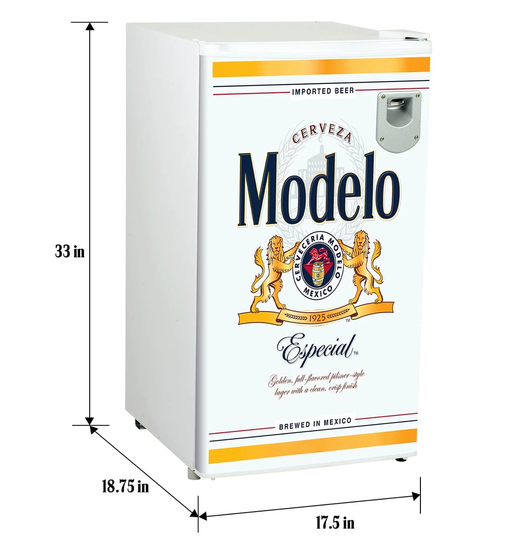 Compact Fridge with Bottle Opener, 90 L 3.2 Cubic Foot G50241