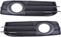 Black Fog Light Bezel Cover Pair for Audi A3 2009 2010 2011 2012 2013 O409940
