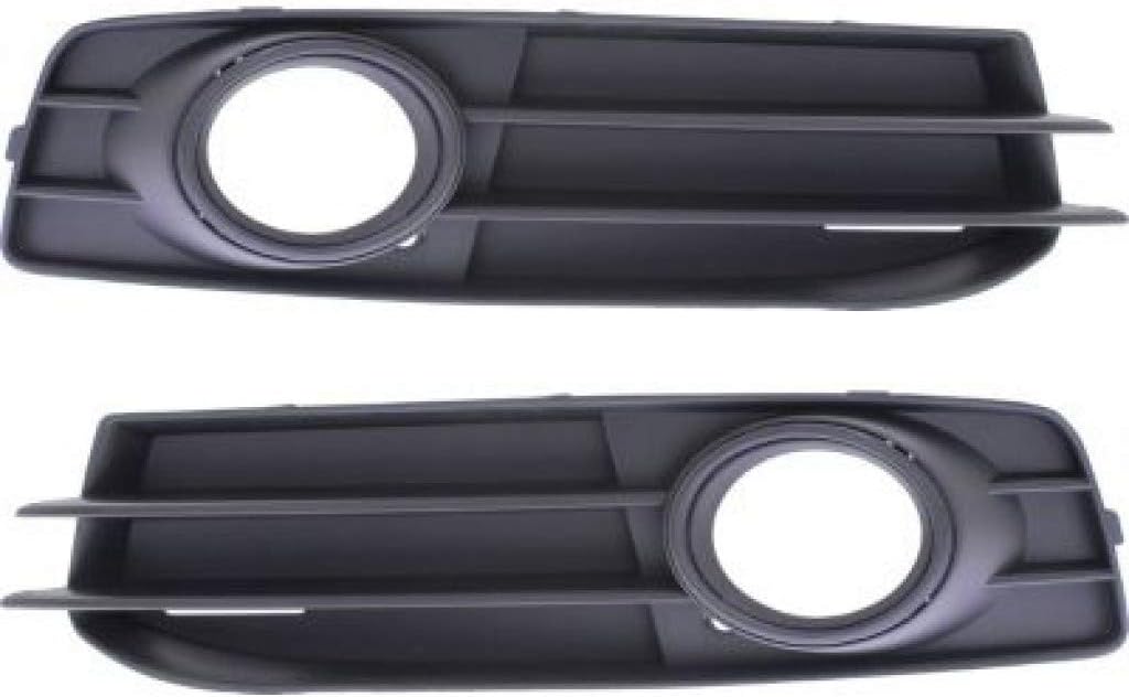 Black Fog Light Bezel Cover Pair for Audi A3 2009 2010 2011 2012 2013 O409940