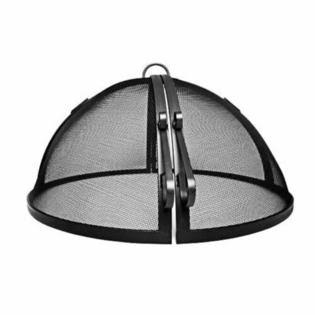Carbon Steel Hinged Round Fire Pit Safety Screen M4789