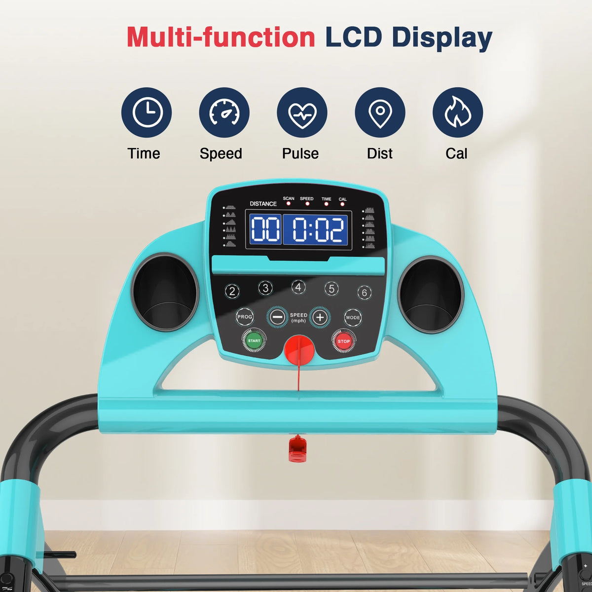 Portable Folding Treadmill Incline Electric Walking Running Machine G5175