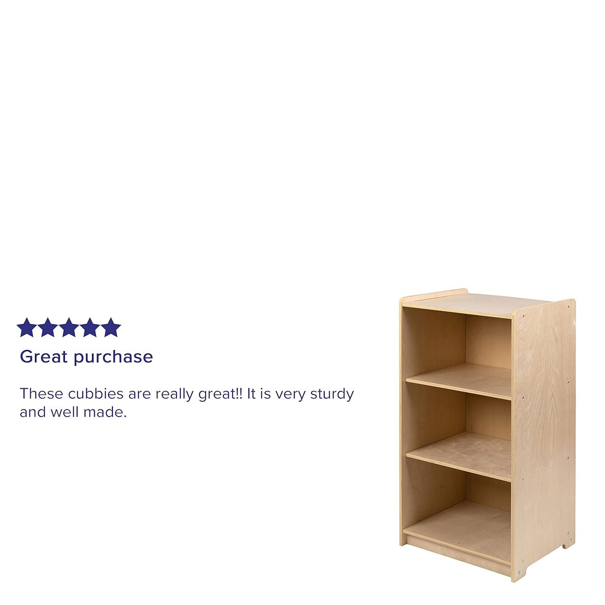 Wooden 3 Section School Classroom Storage Cabinet S782
