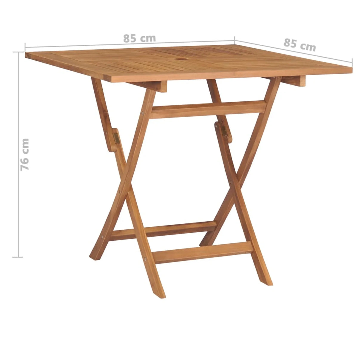 Folding Patio Table Solid Teak Wood V47513