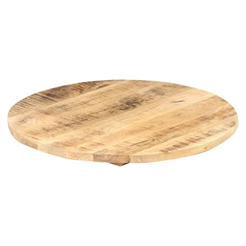 Solid Reclaimed Wood Round Table Top 15.7" N774