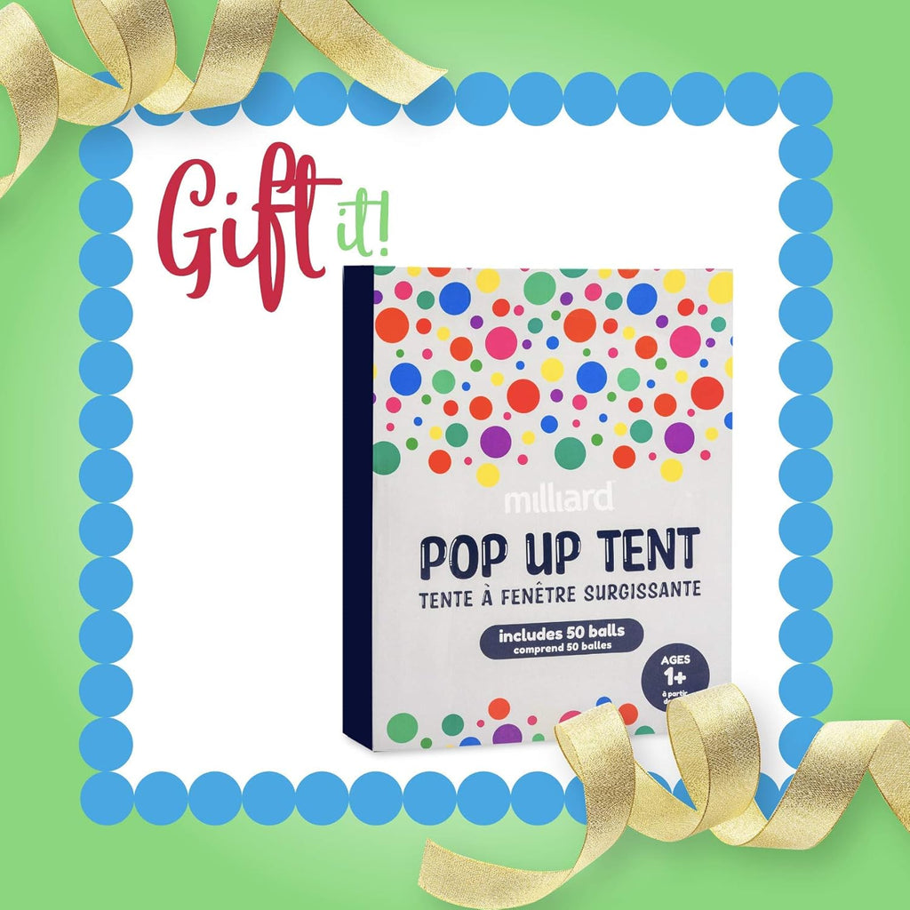 Kid's Pop up Tent Tunnel Playhouse with 50 Balls and Carry Bag Z8359