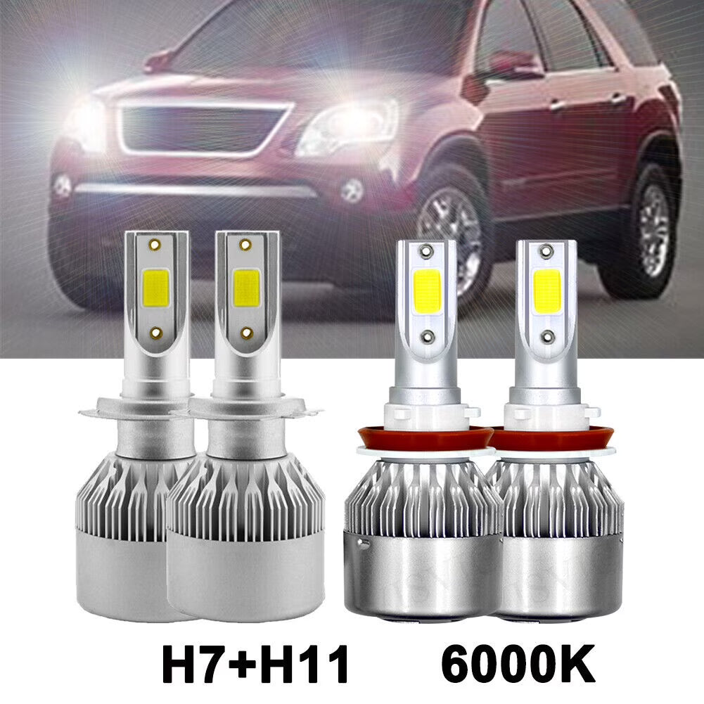 H7 H11 LED Headlight Bulbs Combo Kit 6000K P92570